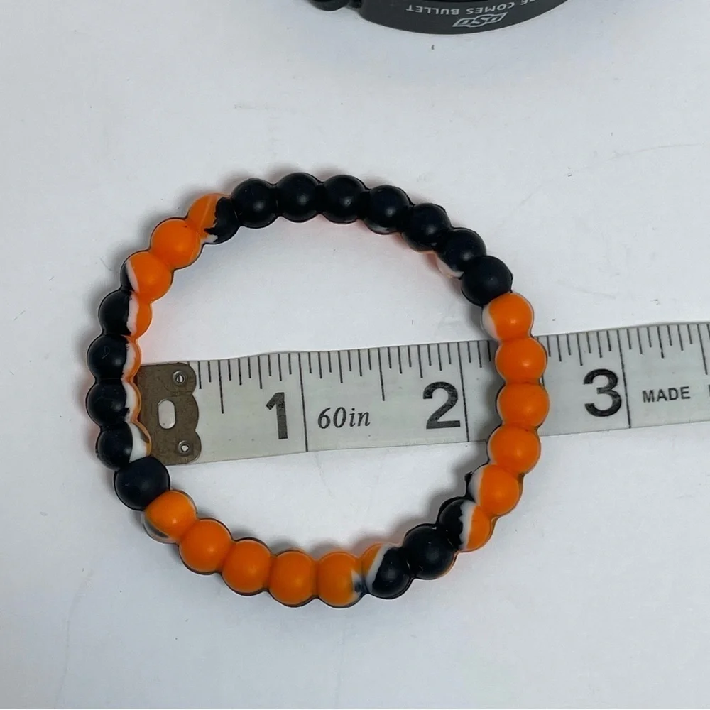 OSU Here Comes Bullet Bracelet and Black and Orange Bracelet
